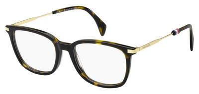 Tommy Hilfiger TH 1558 Eyeglasses, 0086 Dark Havana
