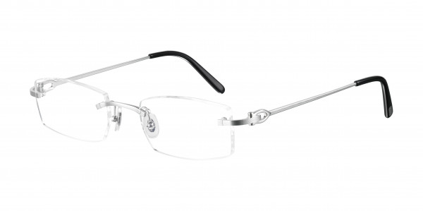 Cartier CT0045O Eyeglasses, 001 - SILVER