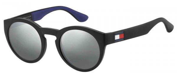 Tommy Hilfiger TH 1555/S Sunglasses, 0D51 BLACK BLUE