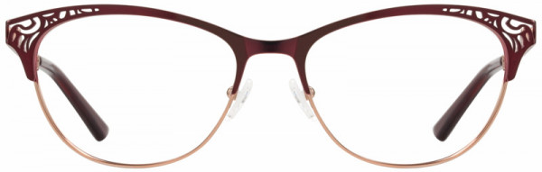 Cote D'Azur CDA-265 Eyeglasses, 3 - Maroon / Rose Gold