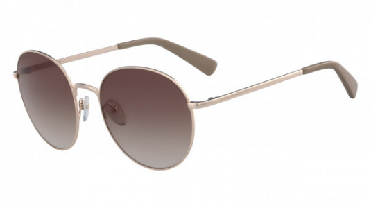 Longchamp LO101S Sunglasses, (771) ROSE GOLD/NUDE
