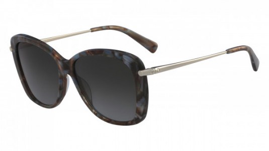 Longchamp LO616S Sunglasses, (004) MARBLE BROWN AZURE