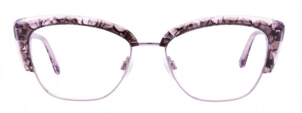 Paradox P5041 Eyeglasses, 080 - Shiny Lilac & Purple Crystal & Grey