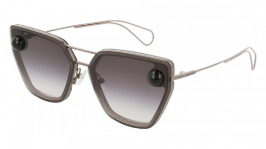 Christopher Kane CK0023S Sunglasses, 001 - RUTHENIUM with GREY lenses