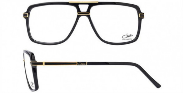 Cazal CAZAL 6018 Eyeglasses, 001 Black-Gold