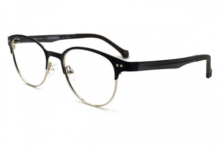 Eyecroxx EC557M Eyeglasses, C4 Black Gold
