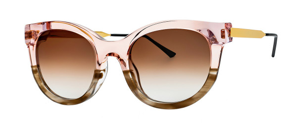 Thierry Lasry LIVELY Sunglasses, 068 - TRANSLUCENT PINK & BROWN GRADIENT