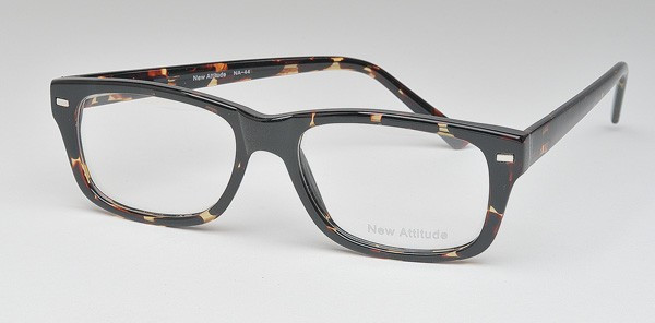 New Attitude NA44 Eyeglasses, 1-Dark Tortoise