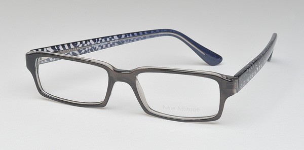 New Attitude NA48 Eyeglasses, 1-Black/Crystal