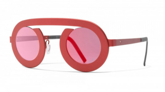 Blackfin Arc Sunglasses, Red & Red - C879