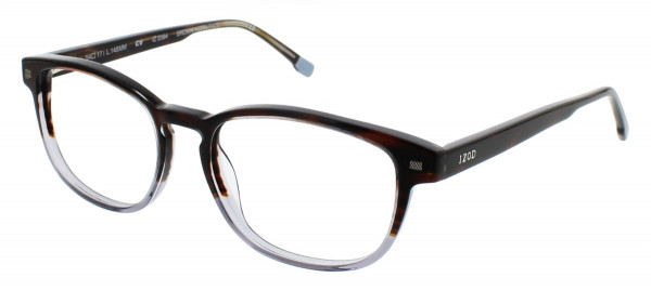 IZOD 2064 Eyeglasses, Brown Horn Fade