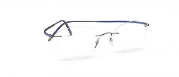 Silhouette Essence ev Eyeglasses, 6660 Blue Relax