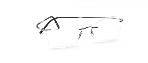 Silhouette Essence ev Eyeglasses, 9040 Black Spirit