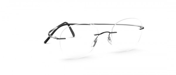 Silhouette Essence gp Eyeglasses, 9040 Black Spirit