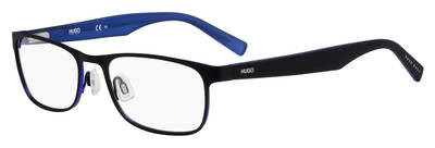 HUGO HG 0209 Eyeglasses, 00VK BLACK BLUE