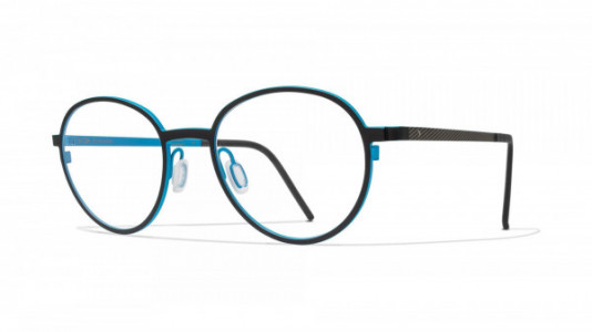 Blackfin Walcott Eyeglasses, Black & Light Blue - C945