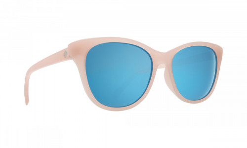 Spy Optic Spritzer Sunglasses, Matte Translucent Blush / Gray w/ Light Blue Spectra