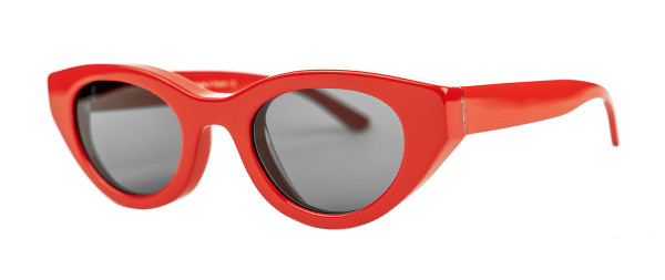 Thierry Lasry ACIDITY Sunglasses, 657 - Red w/ Grey Lenses