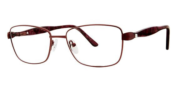 Elan 3418 Eyeglasses, Burgundy