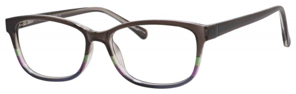 Enhance EN4046 Eyeglasses, Black Mix