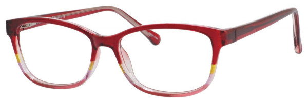 Enhance EN4046 Eyeglasses, Burgundy Mix