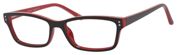 Enhance EN4034 Eyeglasses, Black/Red