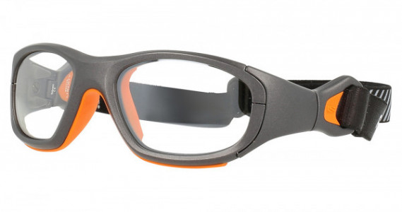 Rec Specs RS-41 Sports Eyewear, 325 Gunmetal Orange (Clear with Silver Flash)