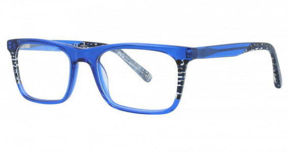 Miyagi ROCCO Eyeglasses, BLUE WITH BLACK