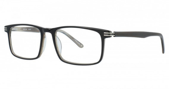 Bulova Levante Eyeglasses, Brown Stripe