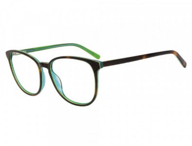 NRG R599 Eyeglasses, C-3 Tortoise/Lime