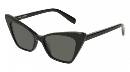 Saint Laurent SL 244 VICTOIRE Sunglasses, 001 - BLACK with GREY lenses