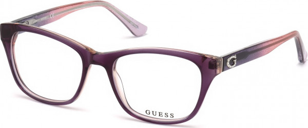 Guess GU2678 Eyeglasses, 083 - Violet/Monocolor / Fuxia/Gradient