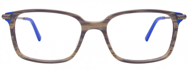 Takumi TK1079 Eyeglasses, 020 - Grey Marbled & Blue