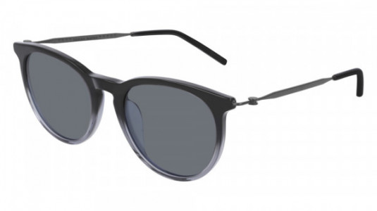 Tomas Maier TM0006SA Sunglasses, 001 - GREY with RUTHENIUM temples and BLUE lenses