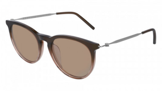 Tomas Maier TM0006SA Sunglasses, 002 - BROWN with SILVER temples and BROWN lenses