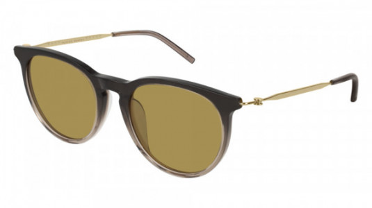 Tomas Maier TM0006SA Sunglasses, 003 - BROWN with GOLD temples and BROWN lenses