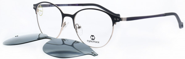 Eyecroxx EC576MD Eyeglasses, C1 Black Gun