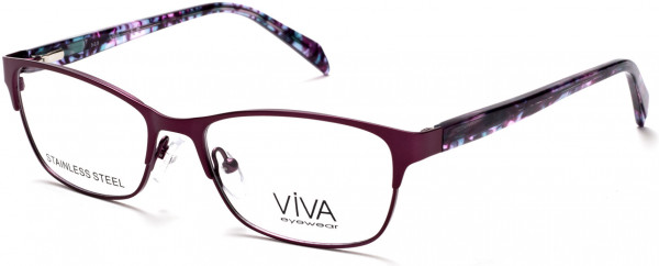 Viva VV4518 Eyeglasses, 082 - Matte Violet