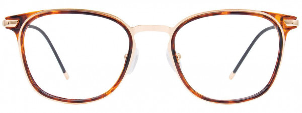 CHILL C7021 Eyeglasses, 010 - Demi Amber & Gold