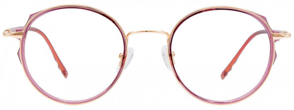 CHILL C7020 Eyeglasses, 030 - Crystal Dark Pink & Gold