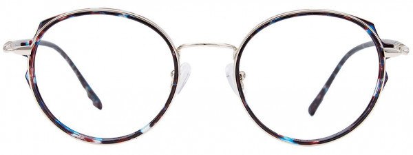 CHILL C7020 Eyeglasses, 050 - Dark Blue Marbled & Silver