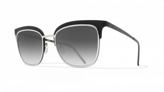 Blackfin Elliott Key Sun Sunglasses, Black & Silver - C992