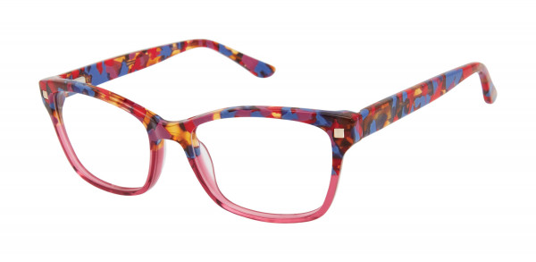 gx by Gwen Stefani GX813 Eyeglasses, Raspberry Tort /Crystal (RAS)