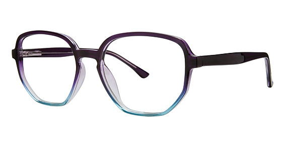 Modern Optical PLAZA Eyeglasses, Purple/Ice Blue