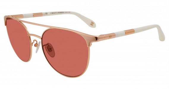 Carolina Herrera SHN051M Sunglasses, Rose Gold 08FC