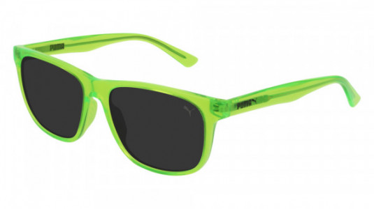 Puma PJ0025S Sunglasses, 006 - GREEN with SMOKE lenses
