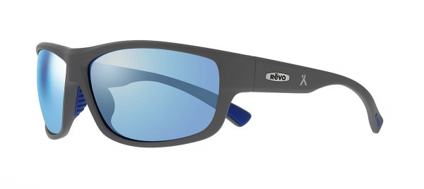 Revo CAPER Sunglasses, Matte Light Grey (Lens: Blue Water)