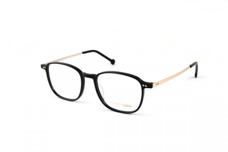 William Morris WM50110 Eyeglasses, BLACK/ GOLD (C3)