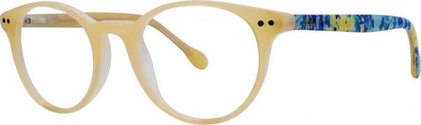 Lilly Pulitzer Girls Carlton Mini Eyeglasses, Lemon