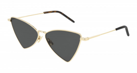 Saint Laurent SL 303 JERRY Sunglasses, 004 - GOLD with GREY lenses